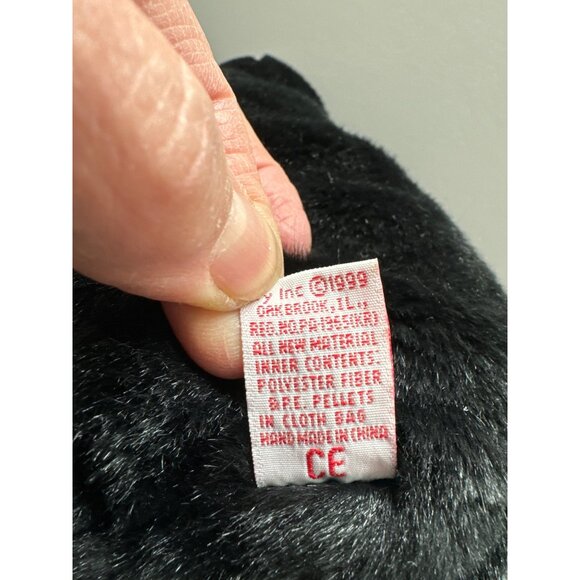 Ty Beanie Buddies 1999 Congo Monkey 11" Plush Toy Black Brown Pellets - Picture 6 of 8